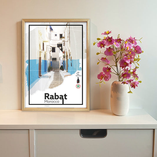 Rabat Travel Poster