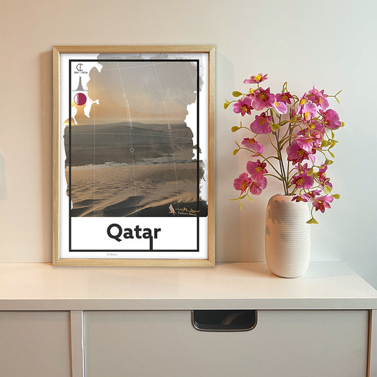 Qatar Travel Poster