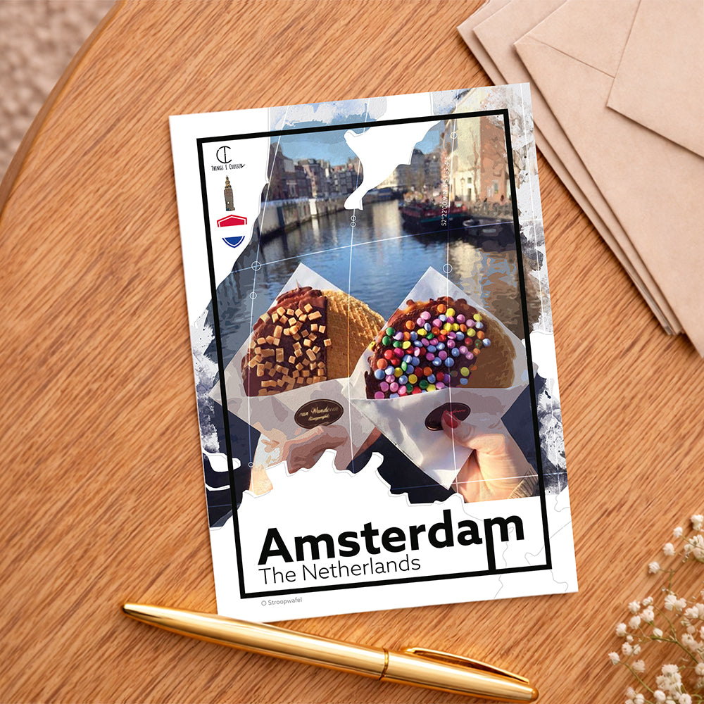 Amsterdam Travel Poster