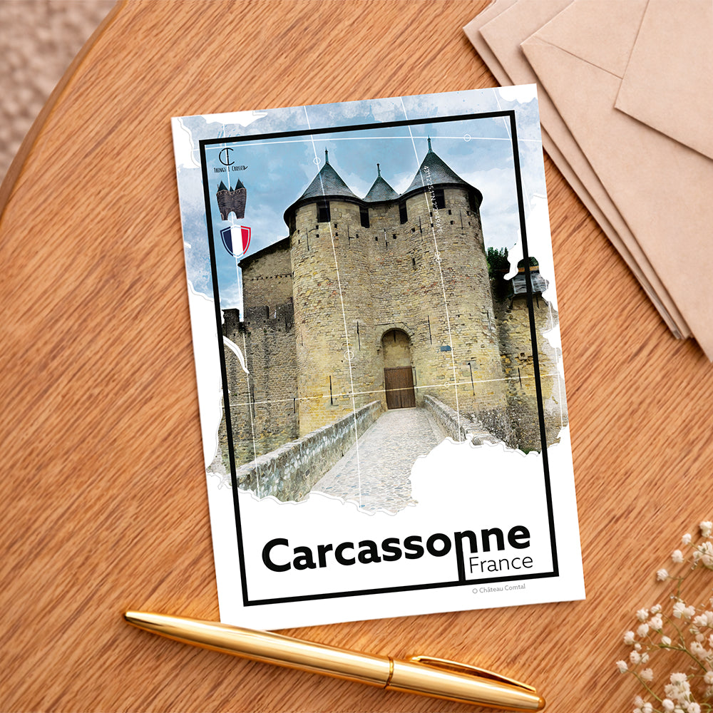 Carcassonne Travel Poster
