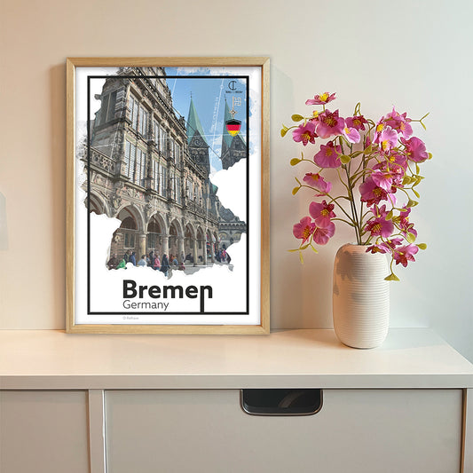 Bremen Travel Poster