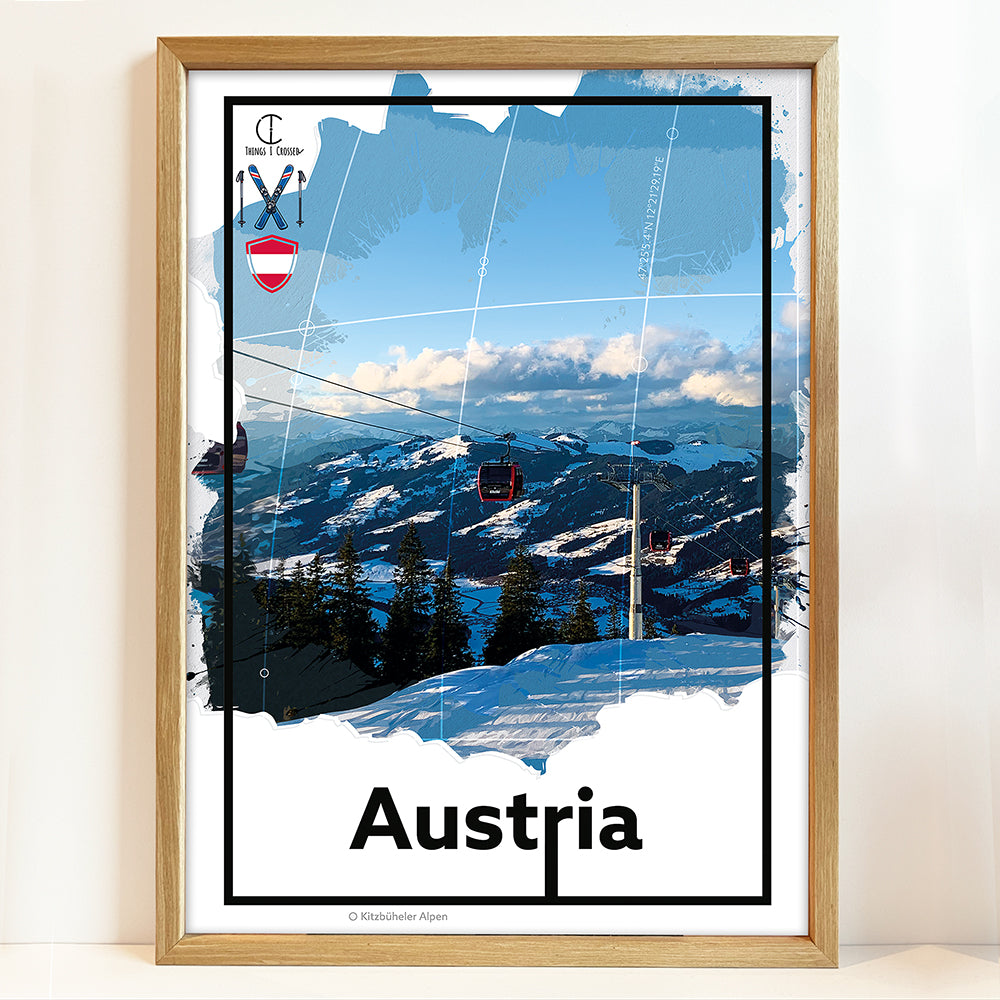 Austria Travel Poster
