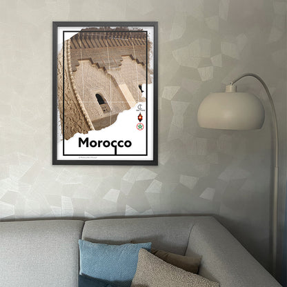 Morocco Travel Poster