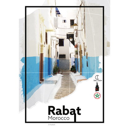 Rabat Travel Poster