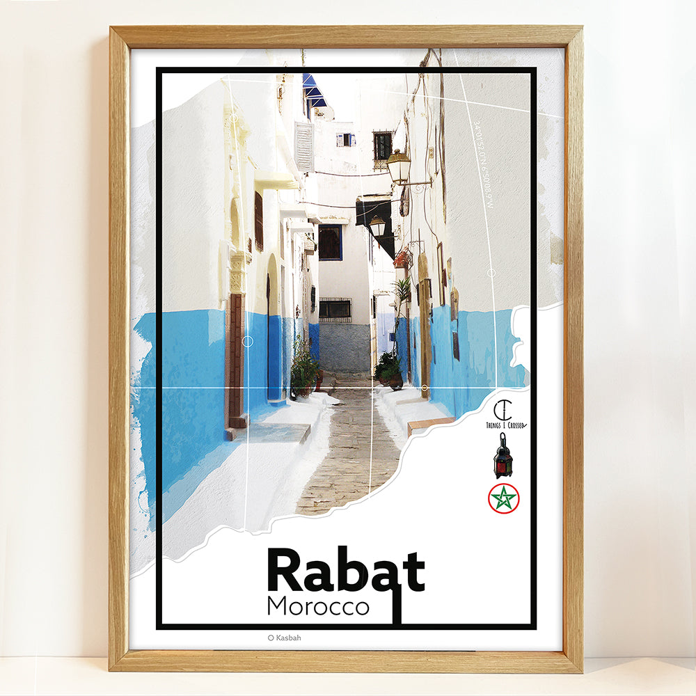 Rabat Travel Poster