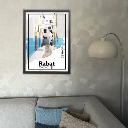 Rabat Travel Poster