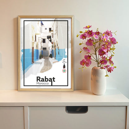 Rabat Travel Poster