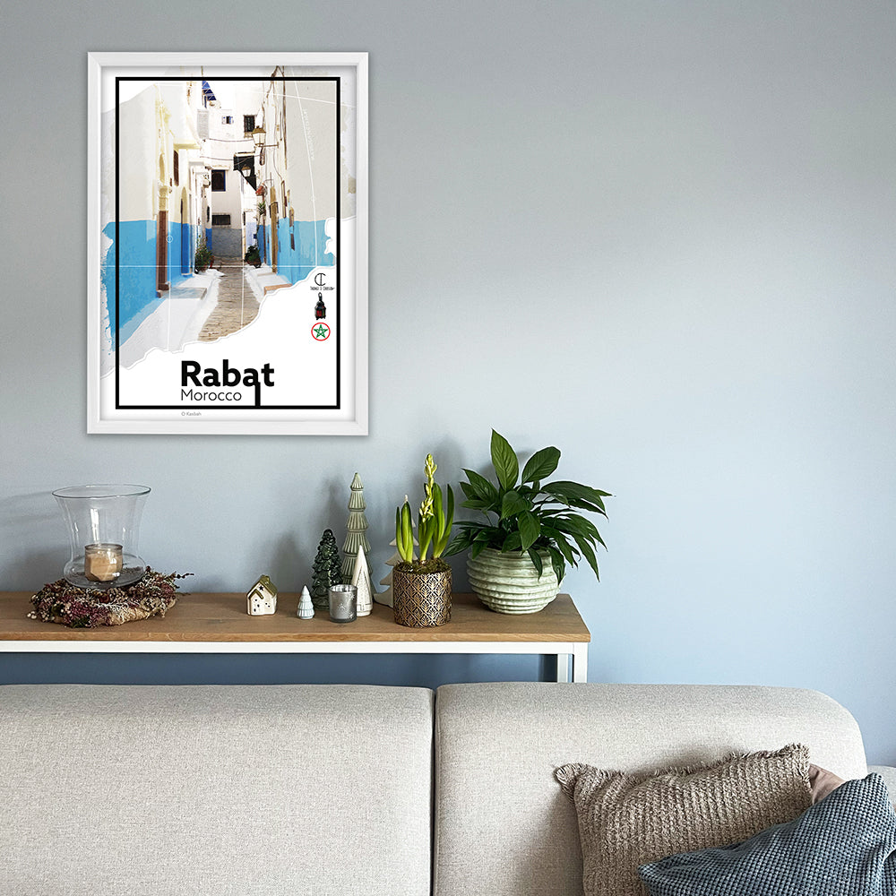 Rabat Travel Poster
