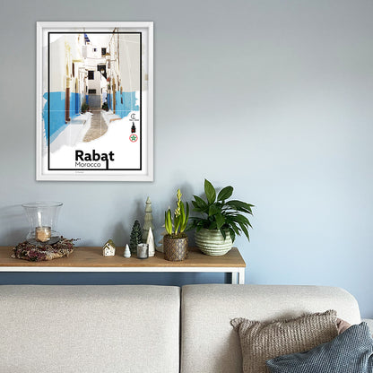 Rabat Travel Poster