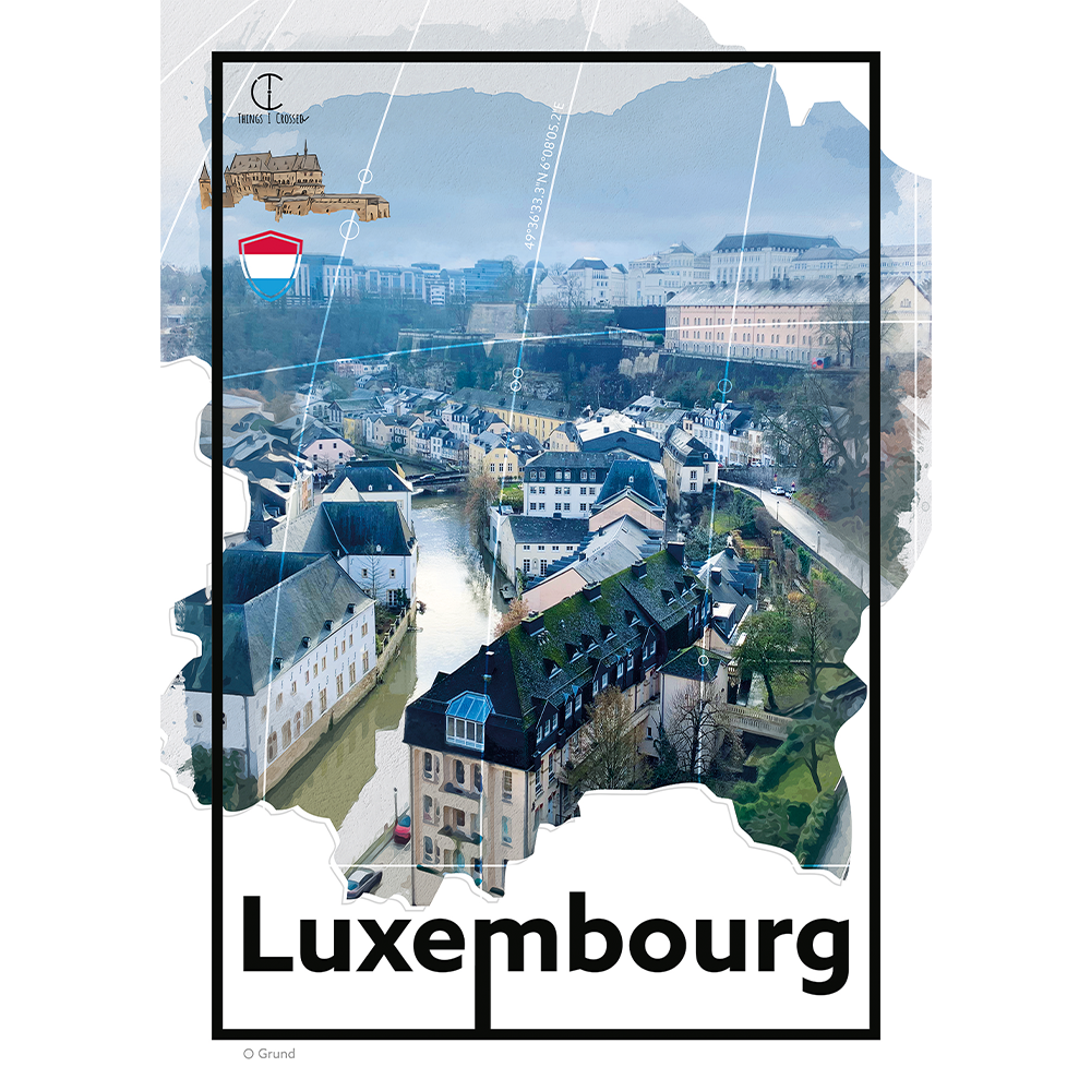 Luxembourg Travel Poster