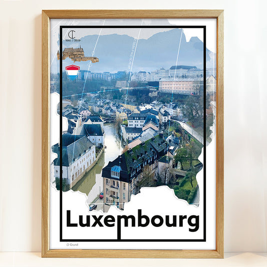 Luxembourg Travel Poster