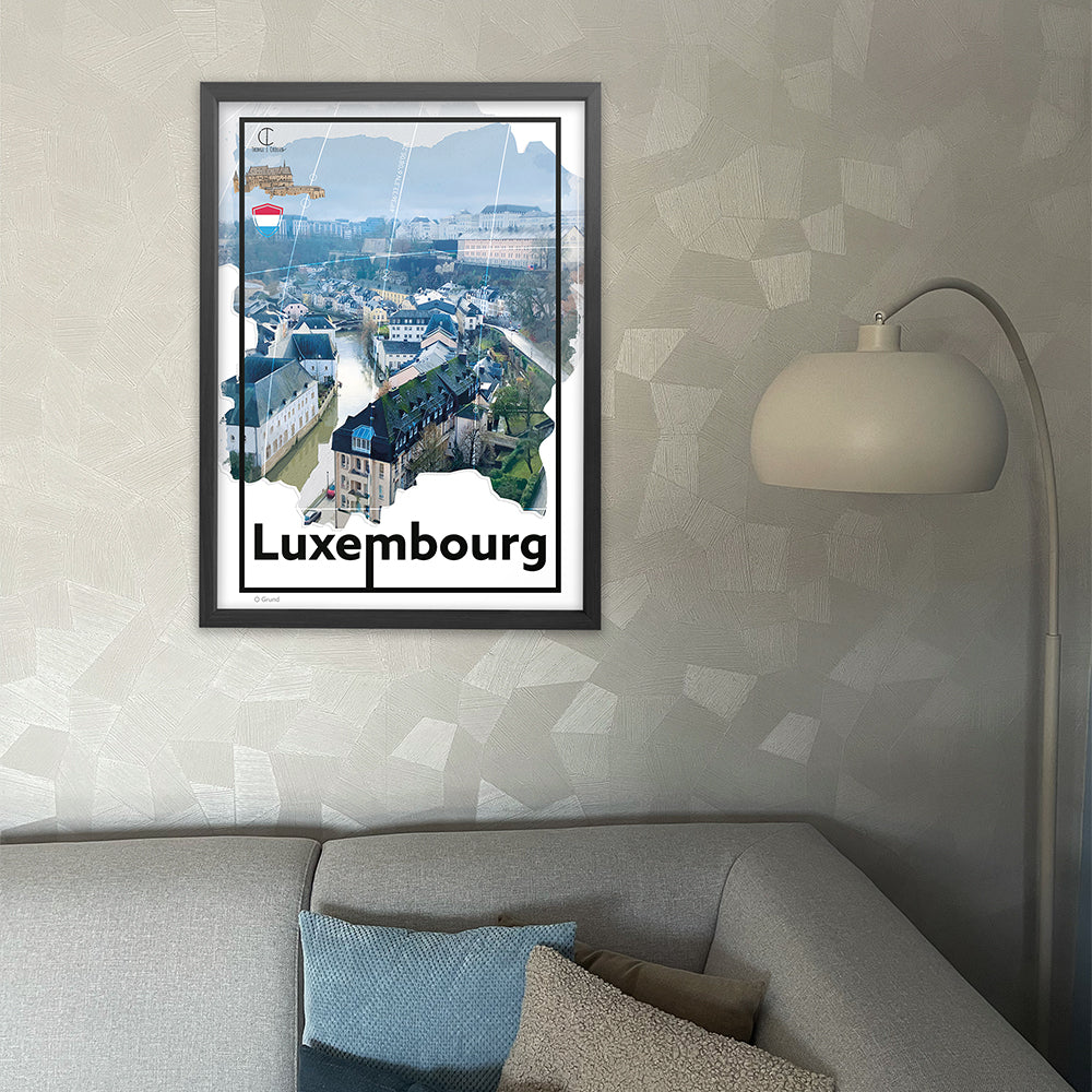 Luxembourg Travel Poster