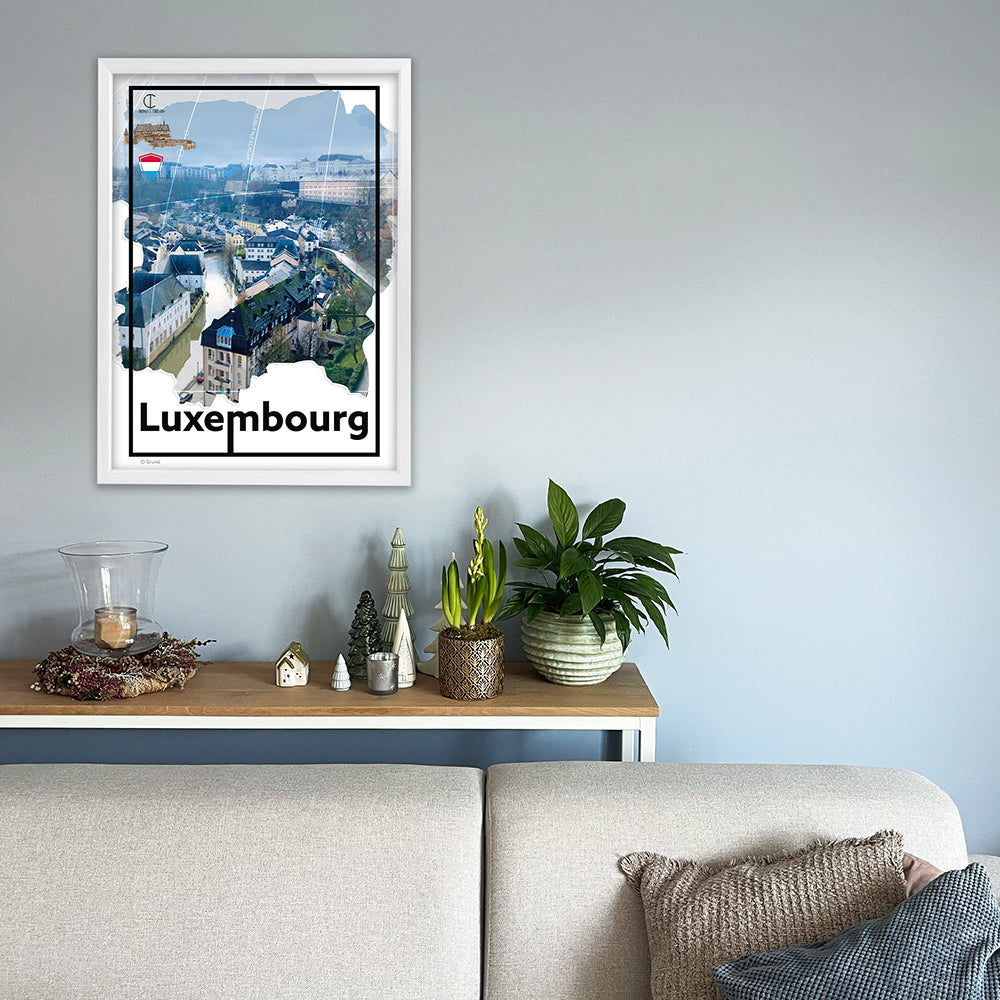Luxembourg Travel Poster