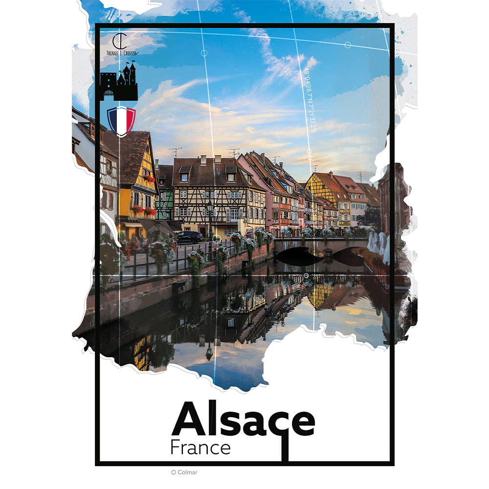 Alsace Travel Poster
