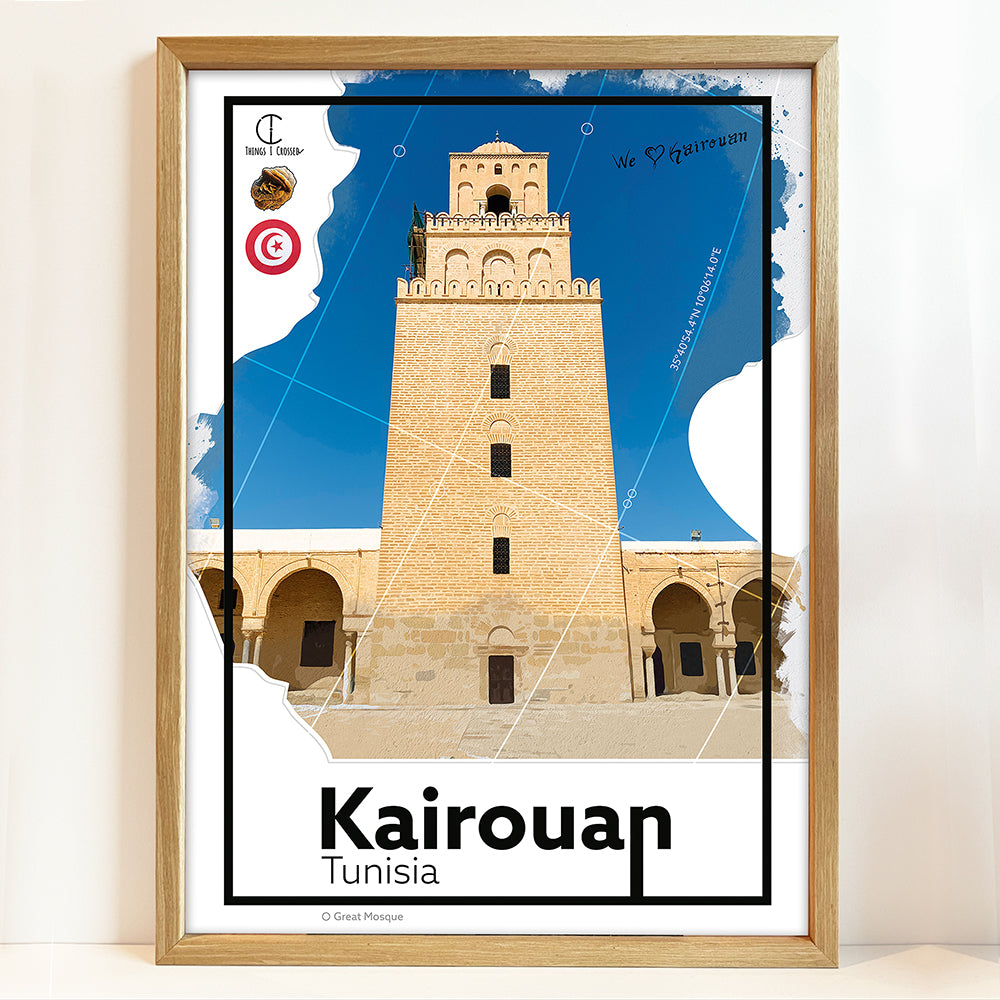 Kairouan Travel Poster