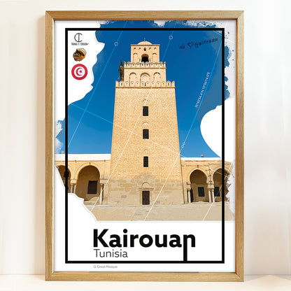 Kairouan Travel Poster
