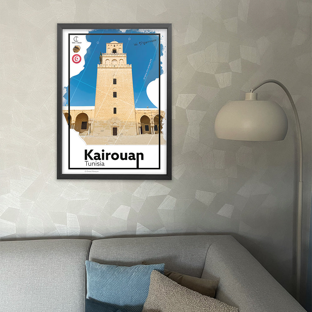 Kairouan Travel Poster