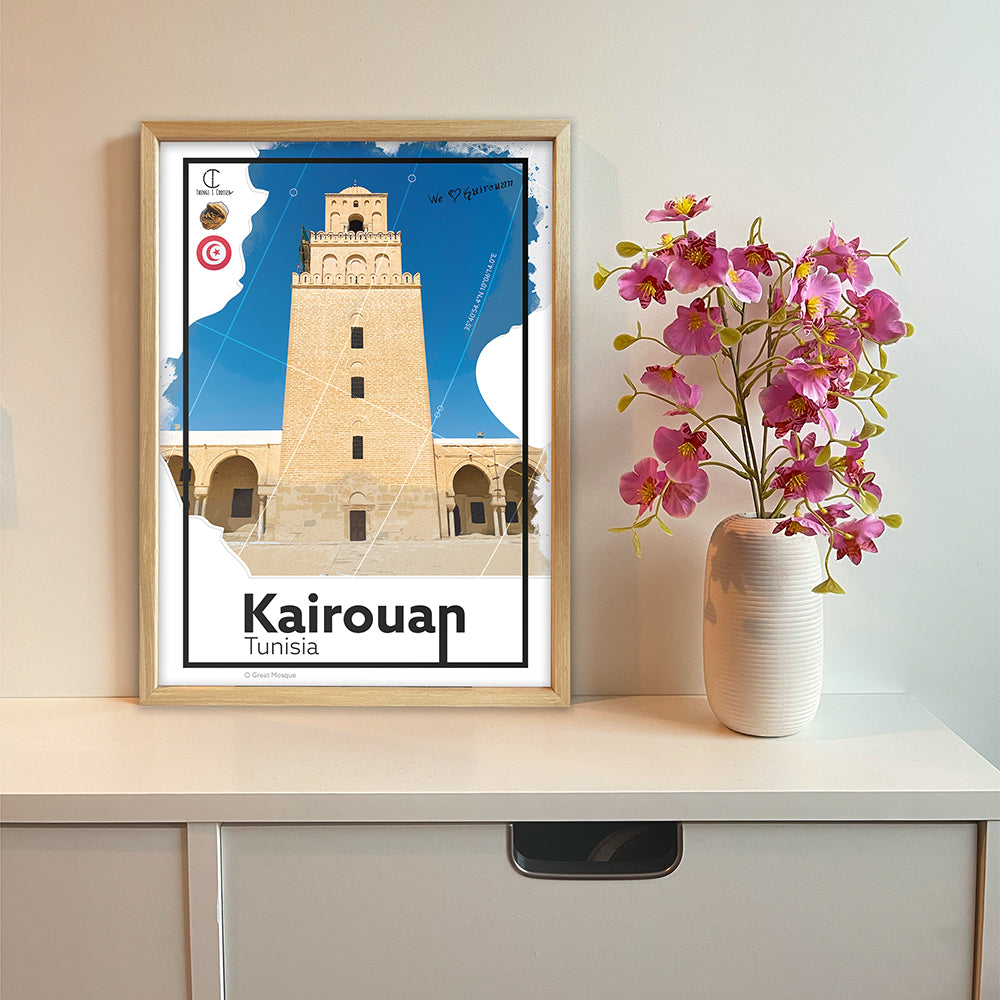 Kairouan Travel Poster
