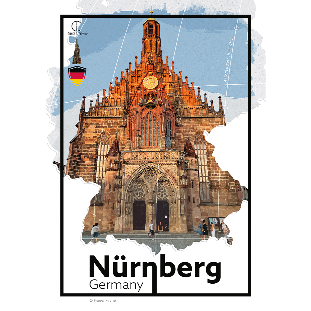 Nuremberg Travel Poster