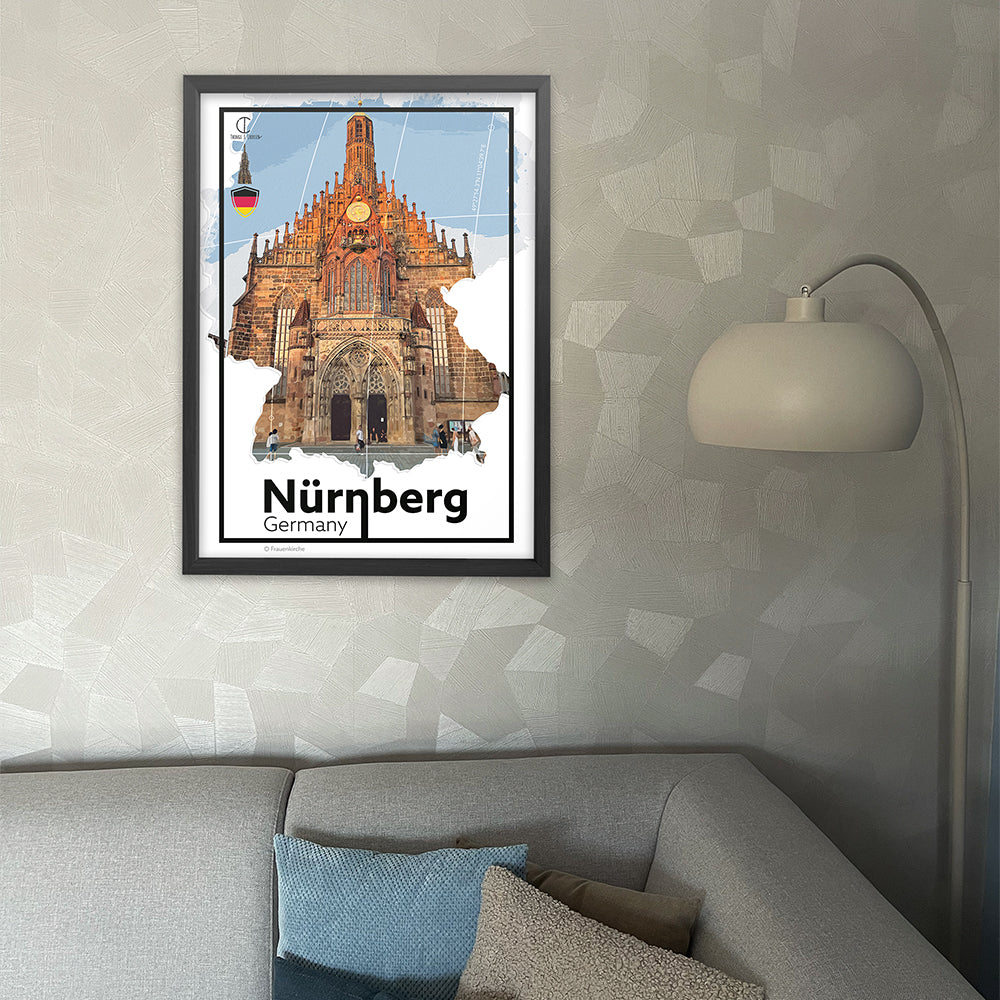 Nuremberg Travel Poster