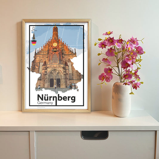Nuremberg Travel Poster