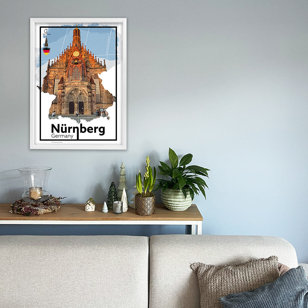 Nuremberg Travel Poster