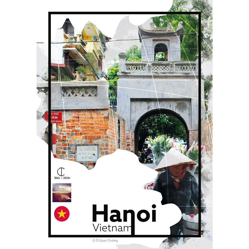 Hanoi Travel Poster