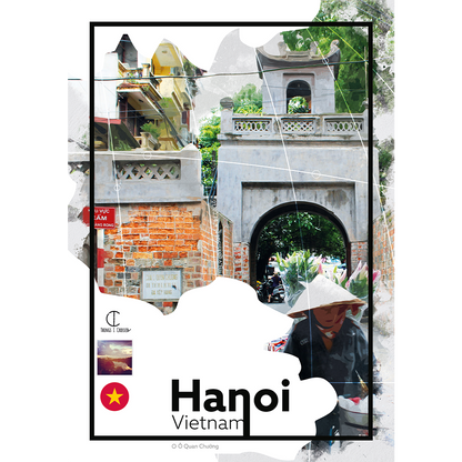 Hanoi Travel Poster