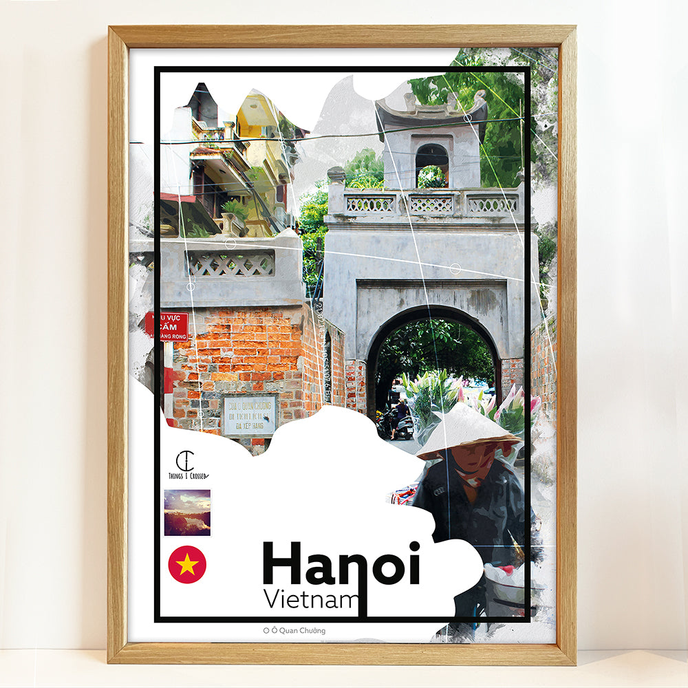 Hanoi Travel Poster