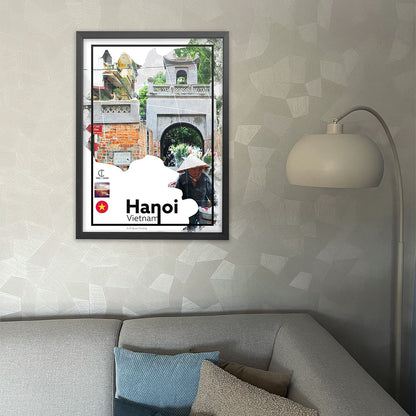 Hanoi Travel Poster