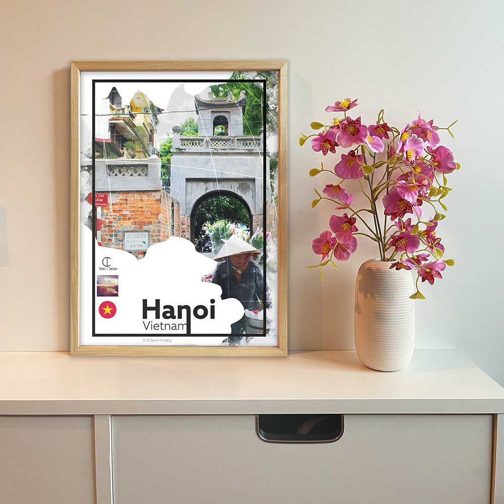 Hanoi Travel Poster