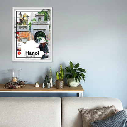 Hanoi Travel Poster
