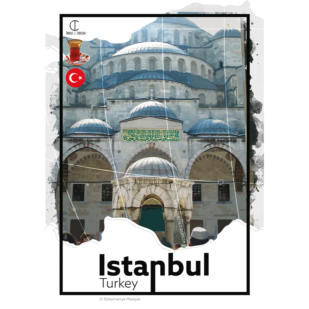 Istanbul Travel Poster