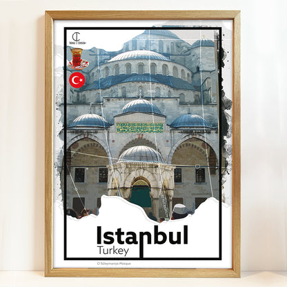 Istanbul Travel Poster