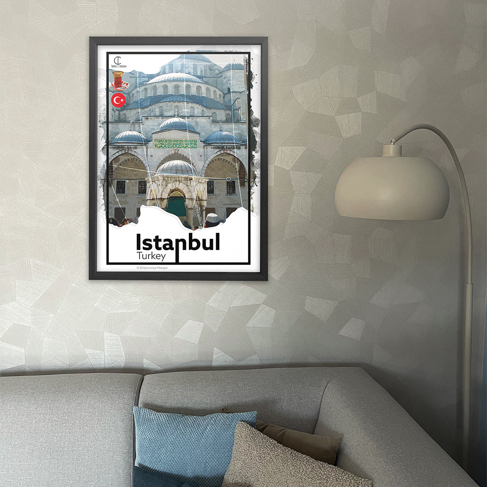Istanbul Travel Poster