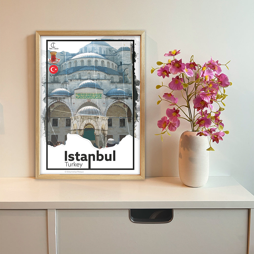 Istanbul Travel Poster