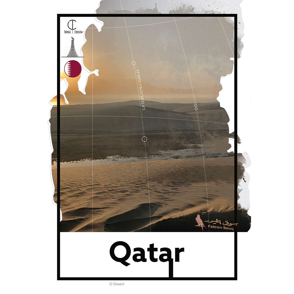Qatar Travel Poster