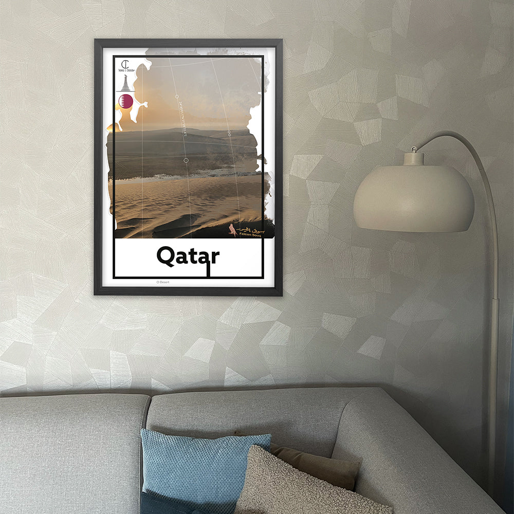 Qatar Travel Poster
