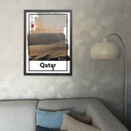 Qatar Travel Poster