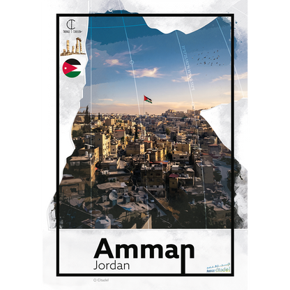Amman Travel Poster