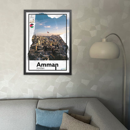 Amman Travel Poster