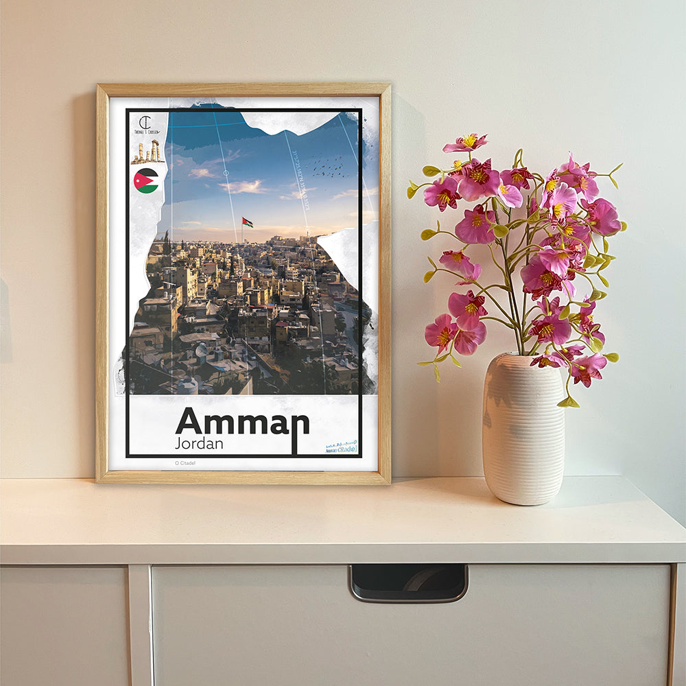 Amman Travel Poster
