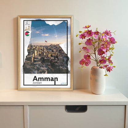 Amman Travel Poster