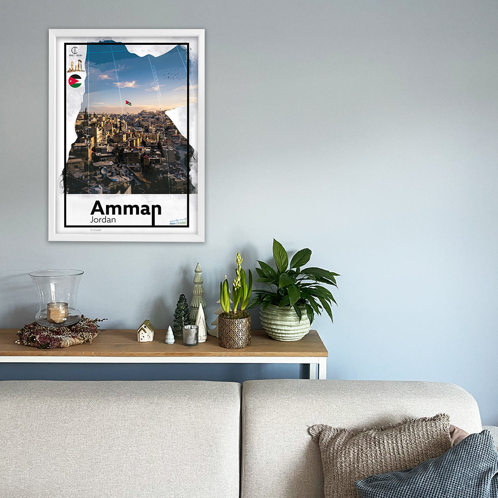 Amman Travel Poster