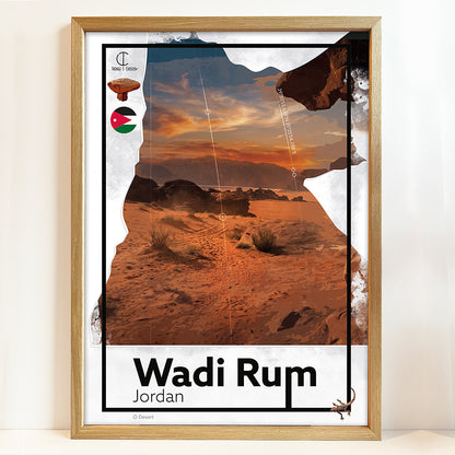 Wadi Rum Travel Poster