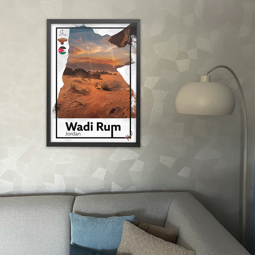 Wadi Rum Travel Poster
