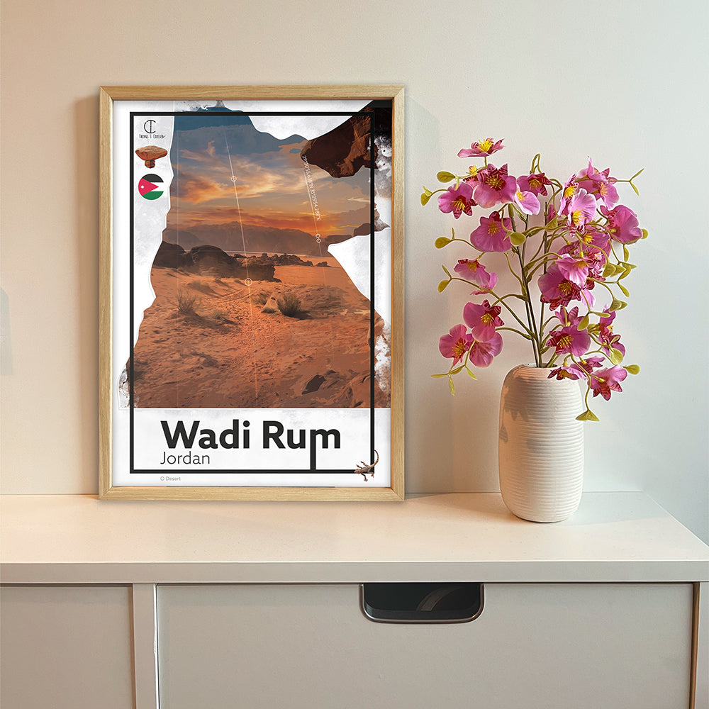 Wadi Rum Travel Poster