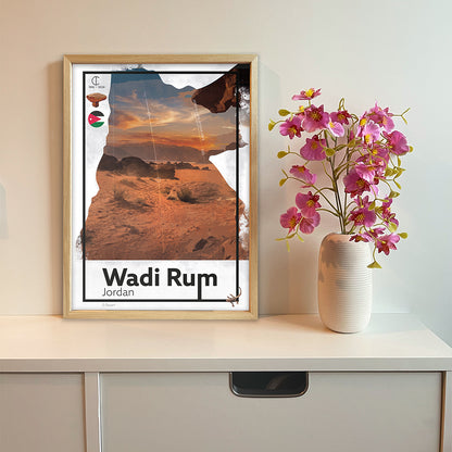 Wadi Rum Travel Poster