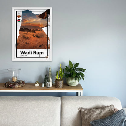 Wadi Rum Travel Poster