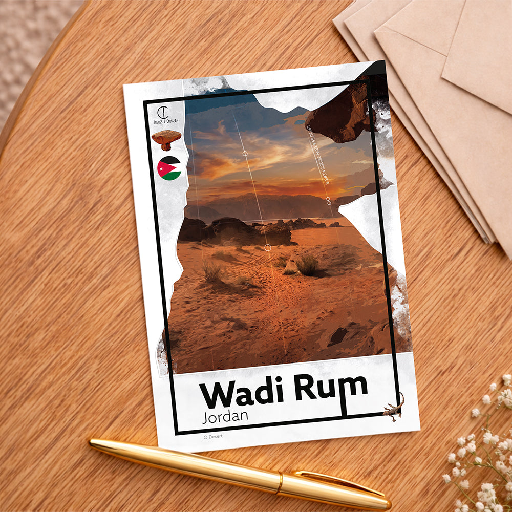 Wadi Rum Travel Poster